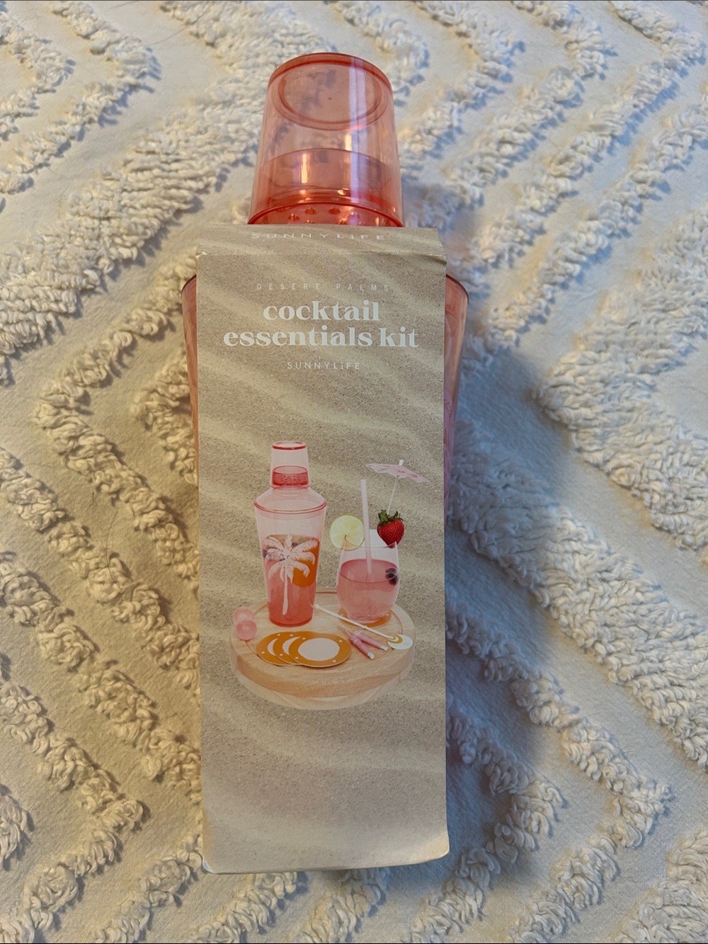 Sunnylife Cocktail Essentials Kit - Coral Pink
